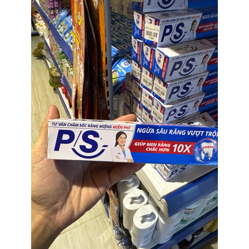 combo 2 kem đánh răng ngừa sâu răng ps 100g