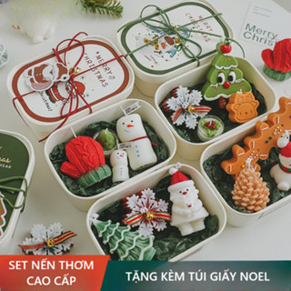  Nến Thơm Trái Tim Valentine Giáng Sinh Cây Thông Noel Nến Thơm Hoa Mẫu Đơn Quà Tặng Lễ Tình Nhân Kèm Hộp Quà Tặng 