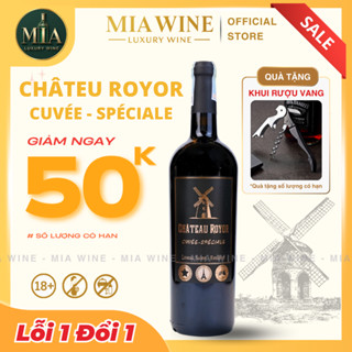 [Chính hãng] - Rượu Vang Đỏ Pháp Château Royor Cuvée Spéciale Réserve - 750ml (14%) Mia Wine