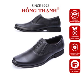  HỒNG THẠNH - Giày Tây Nam Da Bò Giày Xỏ Giả Cột Dây Êm Chân - 0182 