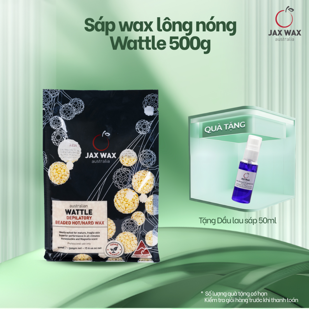 Sáp wax lông Jax Wax Australia Wattle cho da nhạy cảm