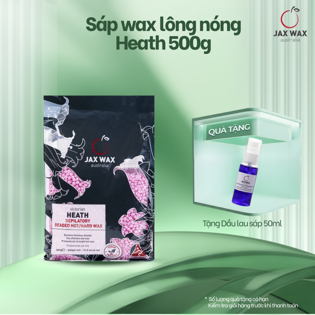 Sáp wax lông Jax Wax Australia Heath dạng hạt - Lấy sạch tận gốc mọi loại lông