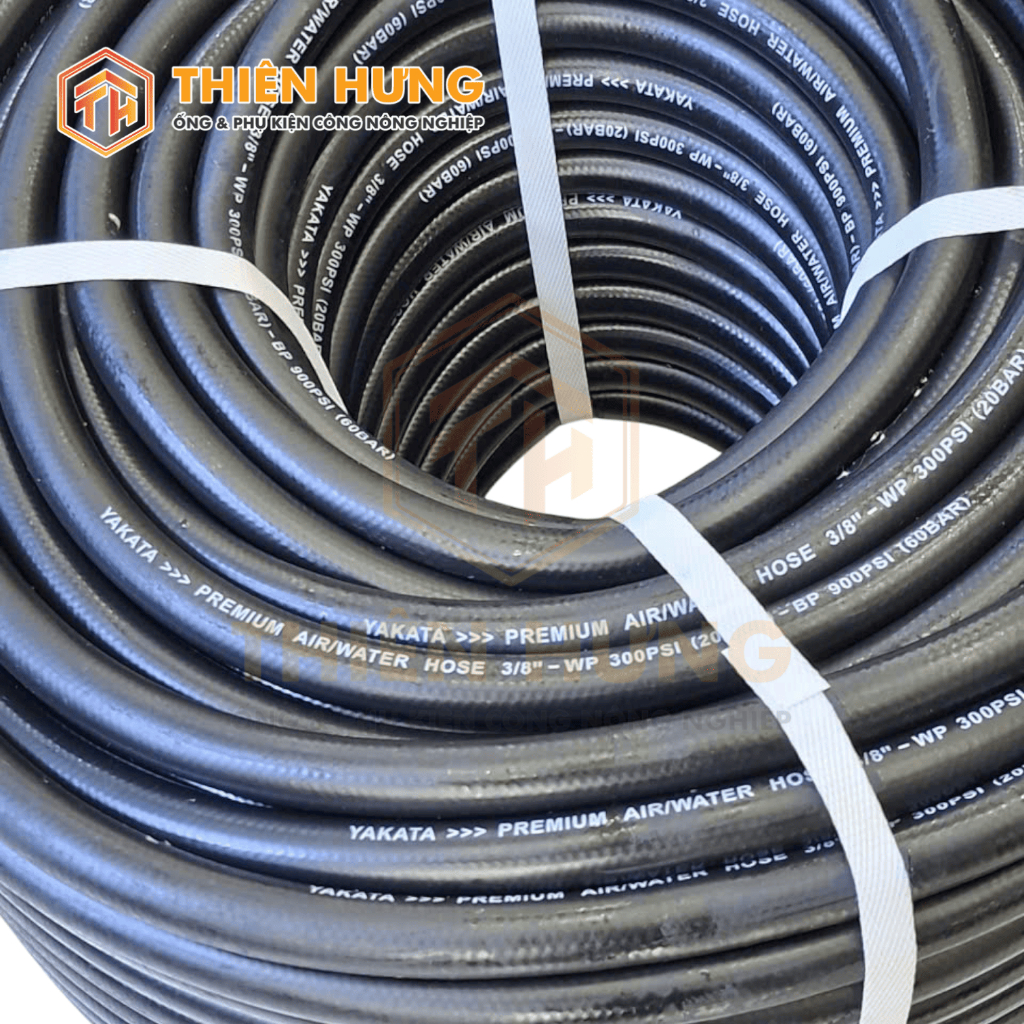 [Giá / 1 mét] Ống cao su dẫn hơi, nước, khí nén MASUTA / YAKATA WP 300PSI [CHÍNH HÃNG] ---- | size -