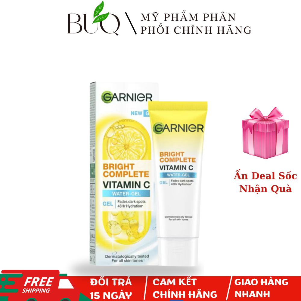 Gel Dưỡng Ẩm Làm Sáng Da Garnier Bright Complete Vitamin C Water Gel 20ml