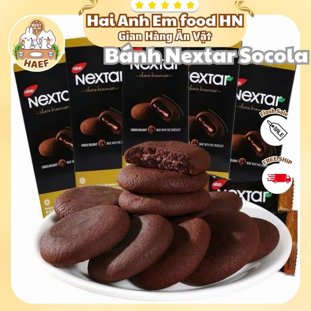 Bánh Socola Nabati Nextar Hộp 112G - 8 Cái - HÀNG CHÍNH HÃNG,Bánh Chocolate Nabati Nextar siêu ngon 