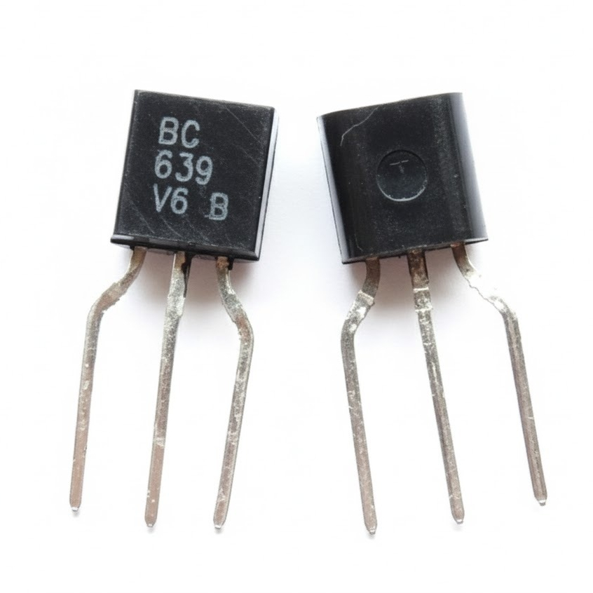 25 con Transition NPN BC639, CBE.