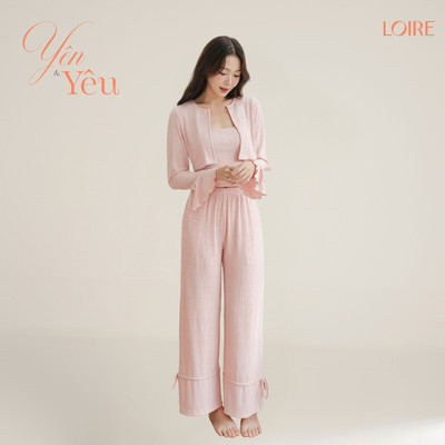 [YÊN&YÊU] Bộ Ngủ Dài Tay Loire FDMN250328 Chất Cotton Thấm Hút Thoải Mái