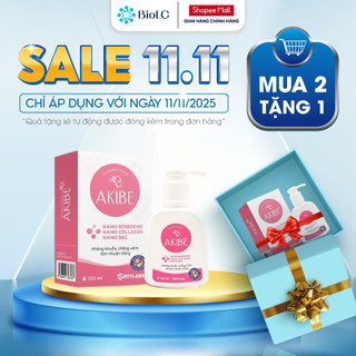 Combo Dung Dịch Vệ Sinh Phụ Nữ AKIBE  Giúp Kháng Khuẩn Khử Mùi Lành Tính 120ml