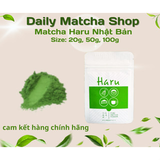  MATCHA HARU NHẬT BẢN SIZE 20G 50G 100G 