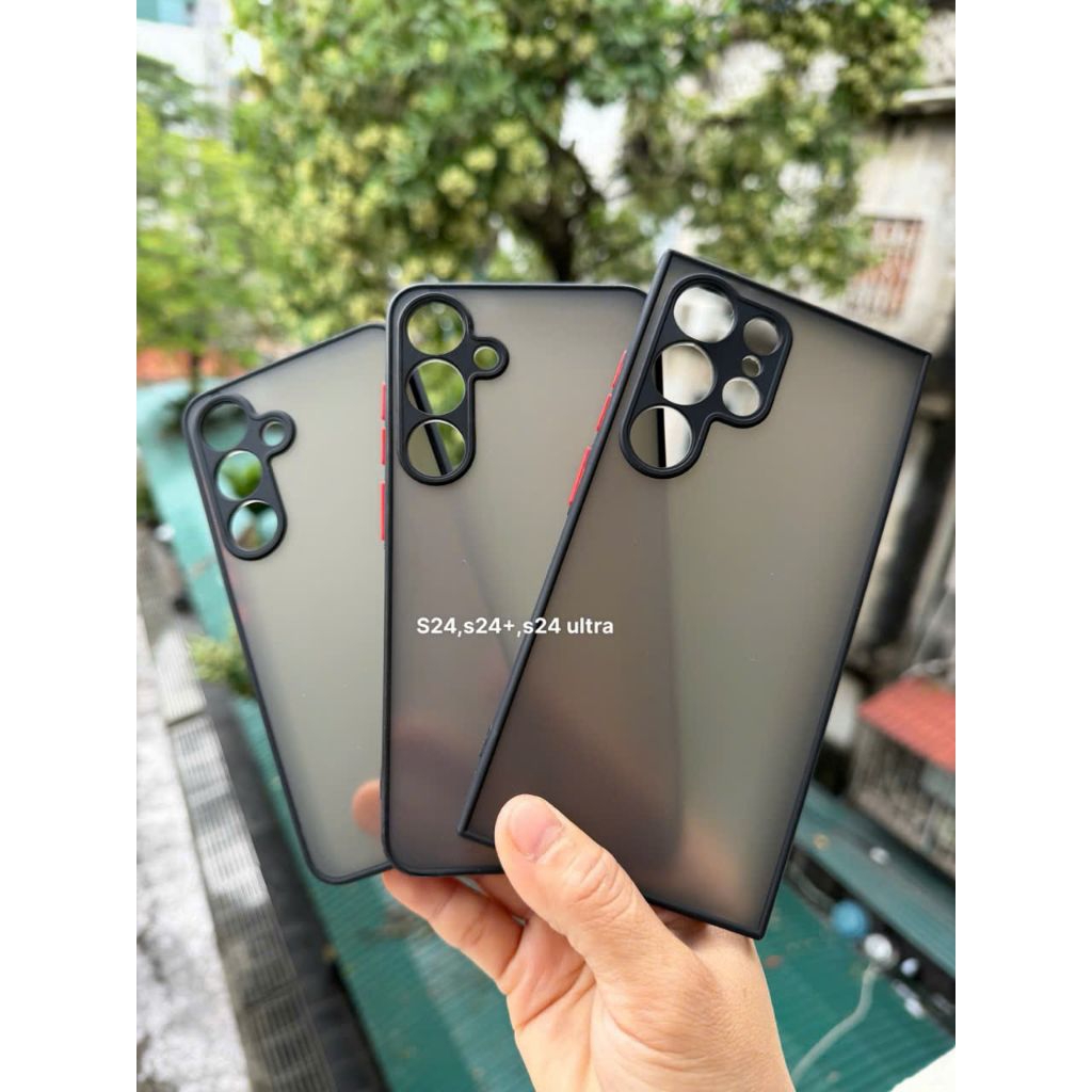 Ốp lưng Nhám cho Samsung S24,S24 plus,S24 ultra ốp ốp chống bám vân tay siêu đẹp