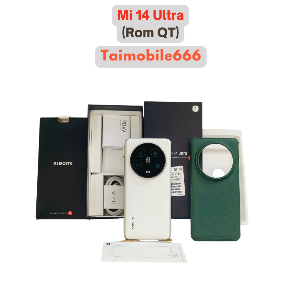 Điện thoại Xiaomi 14 Ultra 5G likenew fullbox Snapdragon 8 Gen 3