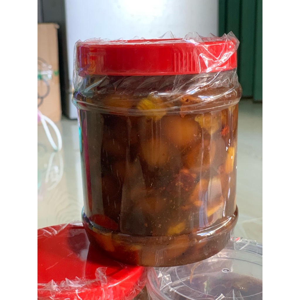 Đá me hạt me dẻo (có khóm và me tươi). hủ 1kg