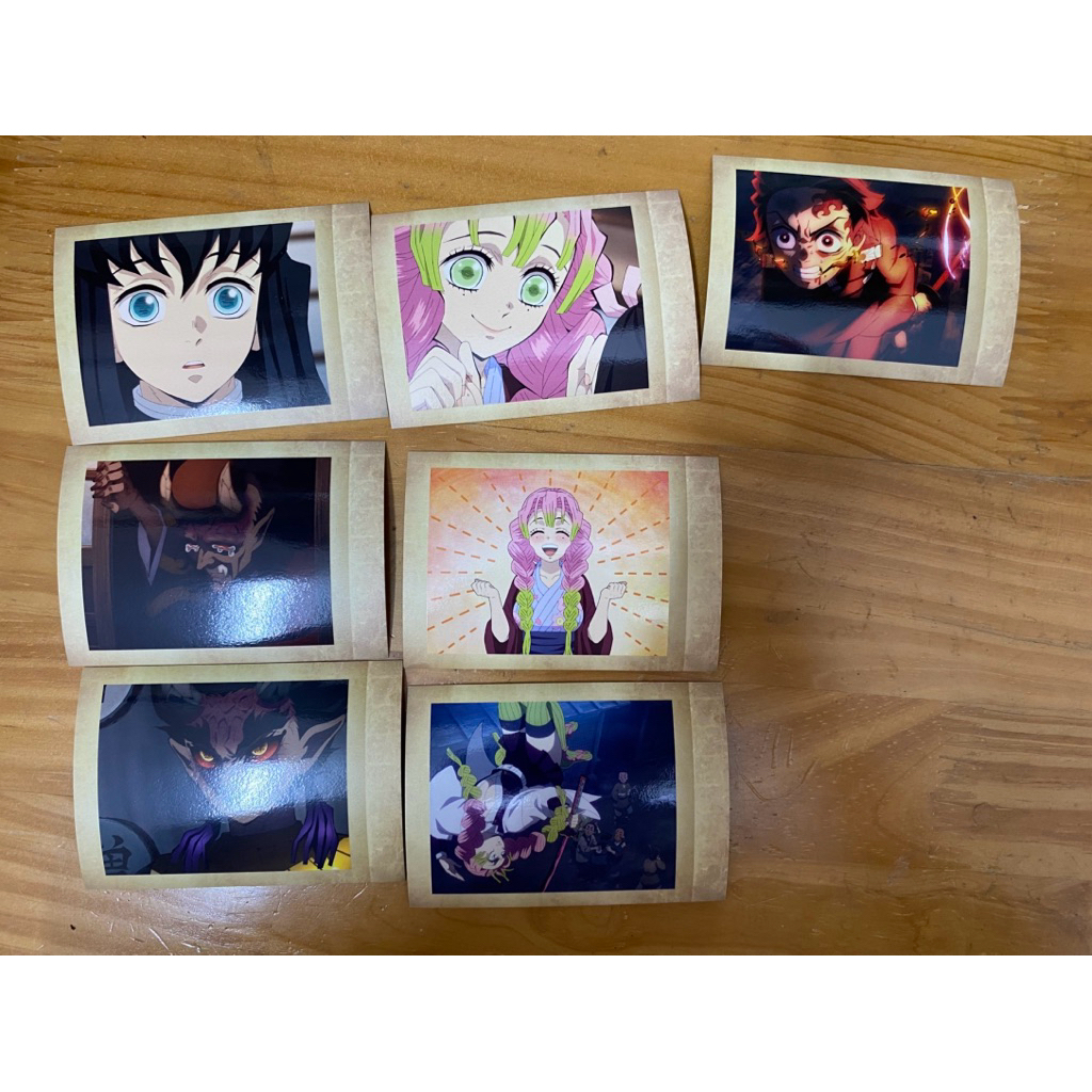 Thẻ bài bo góc chủ đề Kimetsu no Yaiba, KNY, Chính hãng Muichiro , Mitsuri , Tanjiro