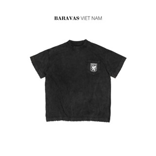  Áo Thun Wash Tay Ngắn Griffin BARAVAS Bright Print Form Regular - Version Premium 