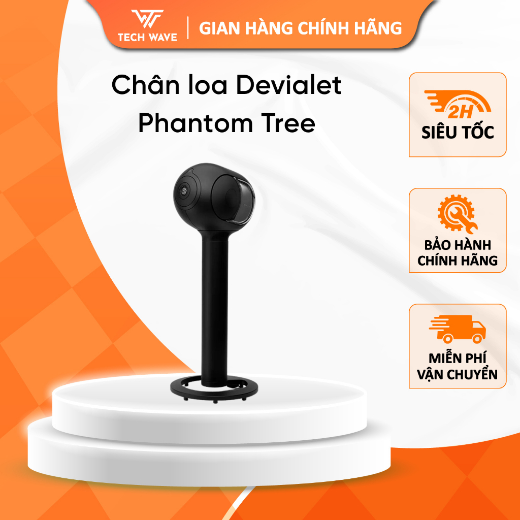 Chân Loa Devialet Phantom Tree Chính Hãng – Giá Đỡ Loa Cho Devialet Phantom I & II, Chống Ru Tối Ưu,