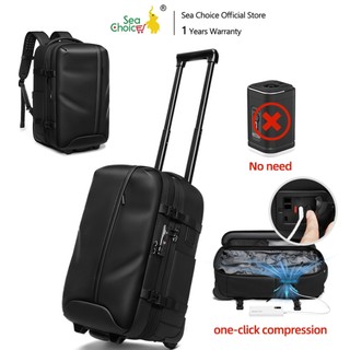 Balo vali chân không Sea Choice SC7719 Vacuum backpack Balo chân không có Khóa TSA sức chứa lớn 60L đựng máy tính 17''