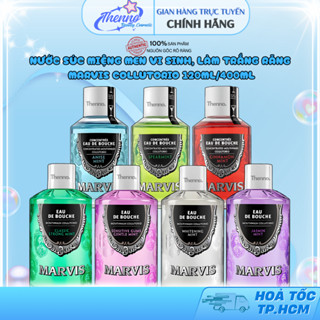  Nước Súc Miệng Men Vi Sinh Ngăn Ngừa Hôi Miệng Làm Trắng Răng Marvis Collutorio 400ml 