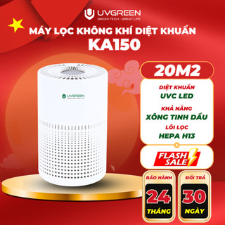   UVG  Máy Lọc Không Khí Diệt Khuẩn UVGREEN KA150 15m2 Công Nghệ UVC LED Lọc Bụi Mịn 