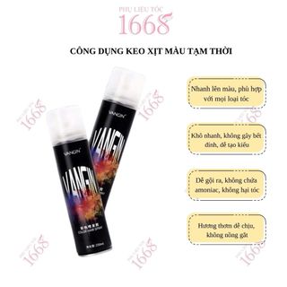 Xịt Nhuộm Tóc Tạm Thời, Một Lần Xịt Để Tạo Màu, Thuốc Nhuộm Tóc Tạm Thời, Tạo Kiểu Tóc, 150ml/Chai