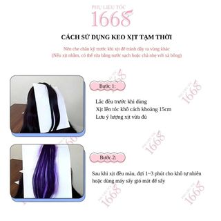 Xịt Nhuộm Tóc Tạm Thời, Một Lần Xịt Để Tạo Màu, Thuốc Nhuộm Tóc Tạm Thời, Tạo Kiểu Tóc, 150ml/Chai