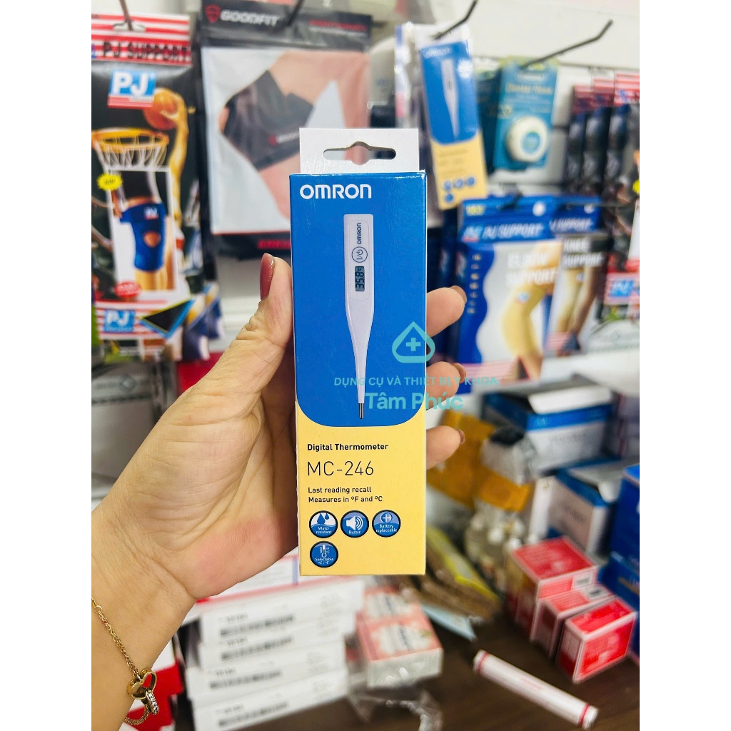 Nhiệt Kế Điện Tử Kẹp Nách OMRON MC-246, Chính Hãng, Bảo Hành 24 Tháng