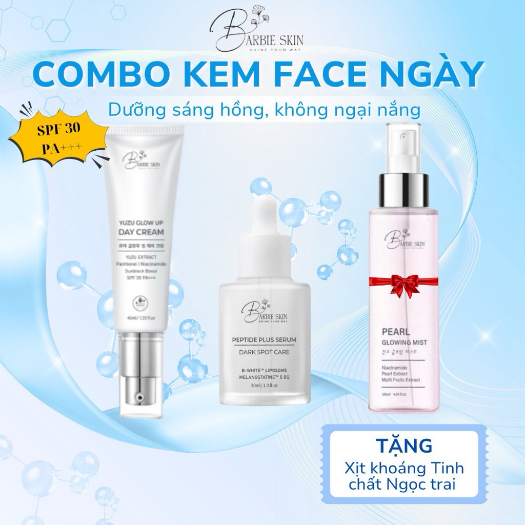 COMBO KEM FACE NGÀY BARBIE SKIN