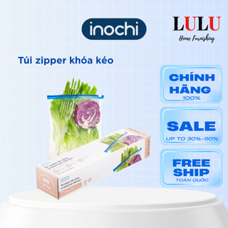  Túi zip đựng thực phẩm bảo quản bánh kẹo trong suốt Inochi Shinsen Nhật Bản tự hủy sinh học an toàn tối đa 