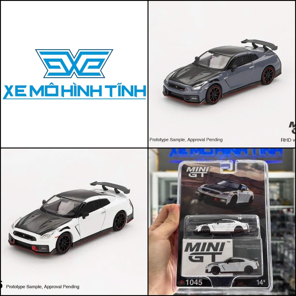 Xe Mô Hình Nissan GT-R (R35) GTR R35  LB-Silhouette Works LBWK Các loại tỷ lệ 1:64 hãng Mini GT