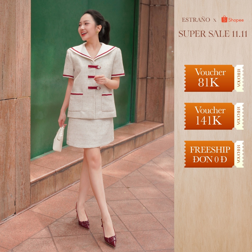 SET VEST EMILY TRẺ TRUNG, NĂNG ĐỘNG - EMILY SET BY ESTRANO