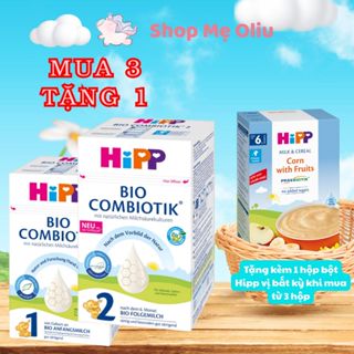  Sữa công thức hữu cơ Hipp Organic Combiotic HMP 800g số 1 2 3 Bổ Sung DHA Hỗ Trợ Bé Phát Triển Toàn Diện 