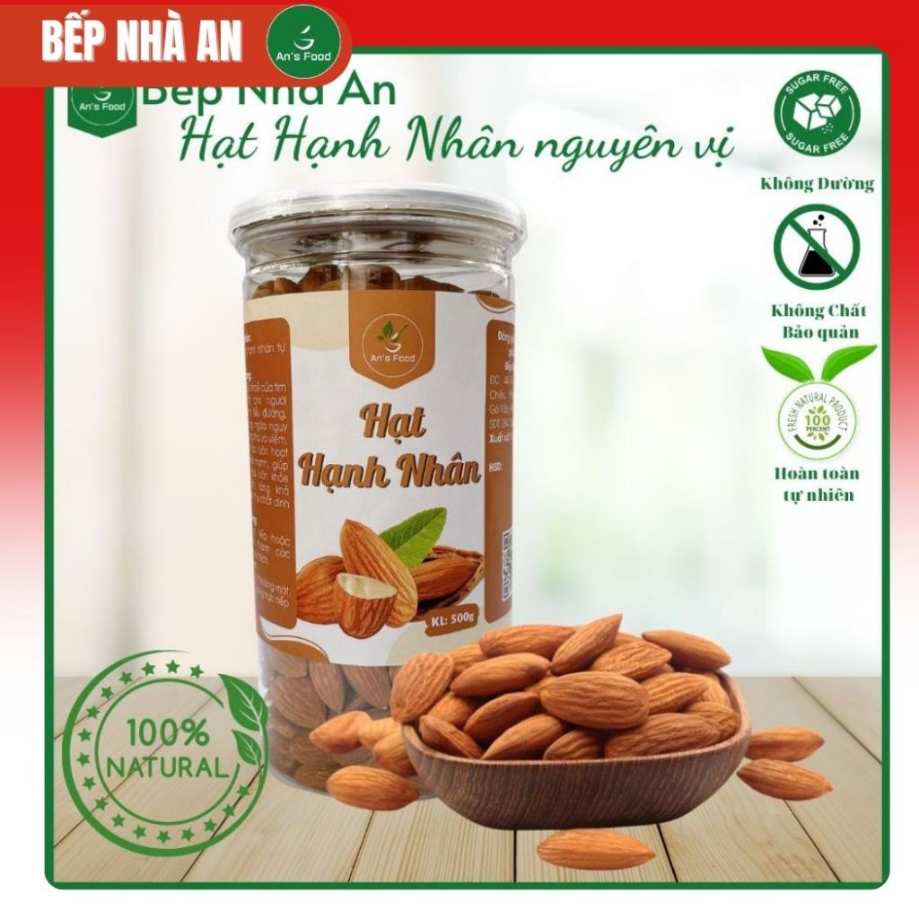 Hạnh nhân rang chín tự nhiên - 1Kg