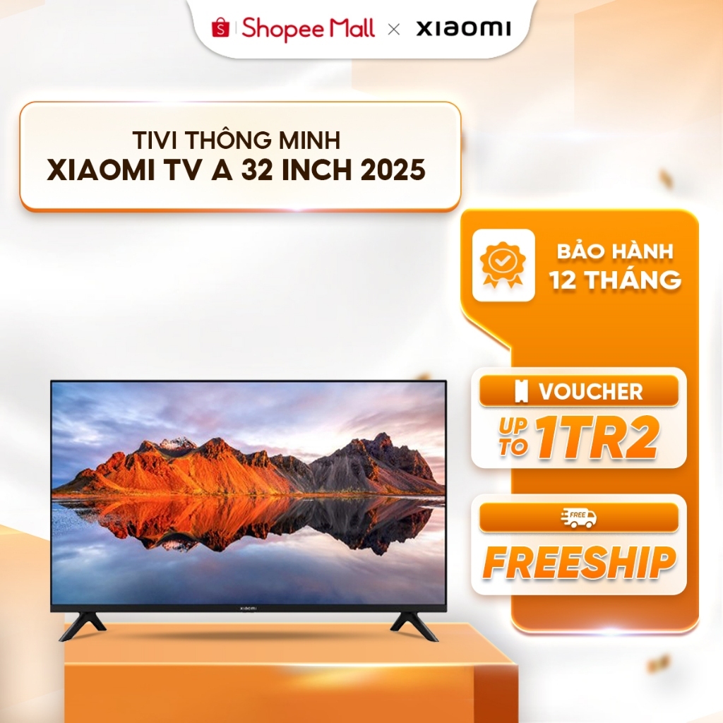 Tivi Xiaomi TV A 32 inch HD L32M8-P2SEA - Trợ lý Google Voice - BH 2 năm