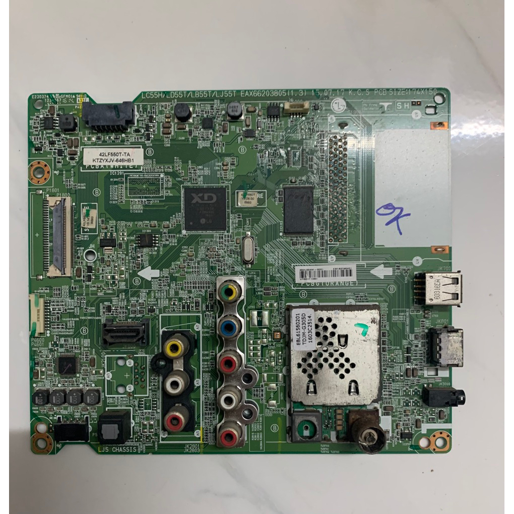 BO KHIỂN TIVI LG 42LF550T