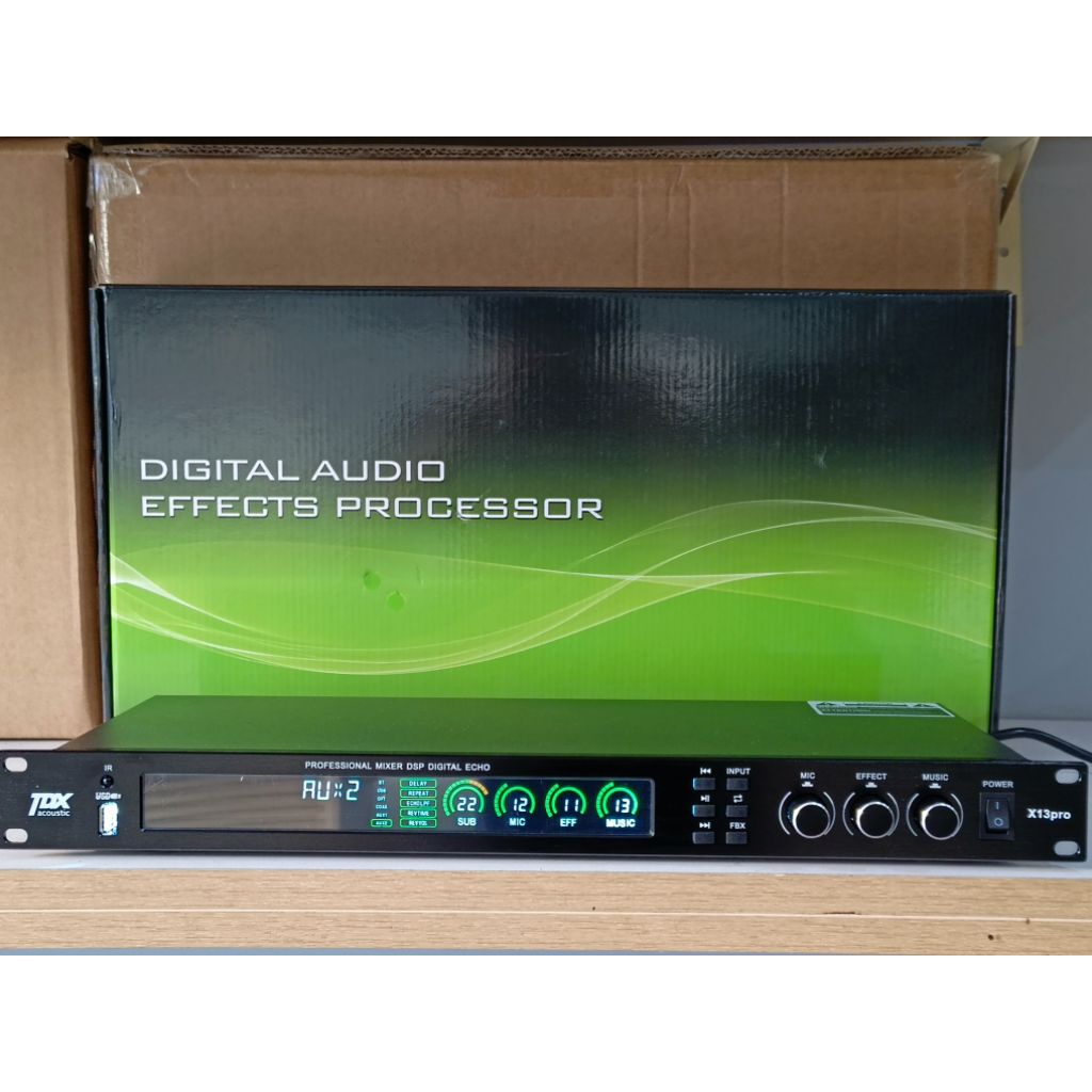 Vang cơ lai số TDX Acoustic X13 PRO - Reverb, chống hú, âm thanh cao cấp