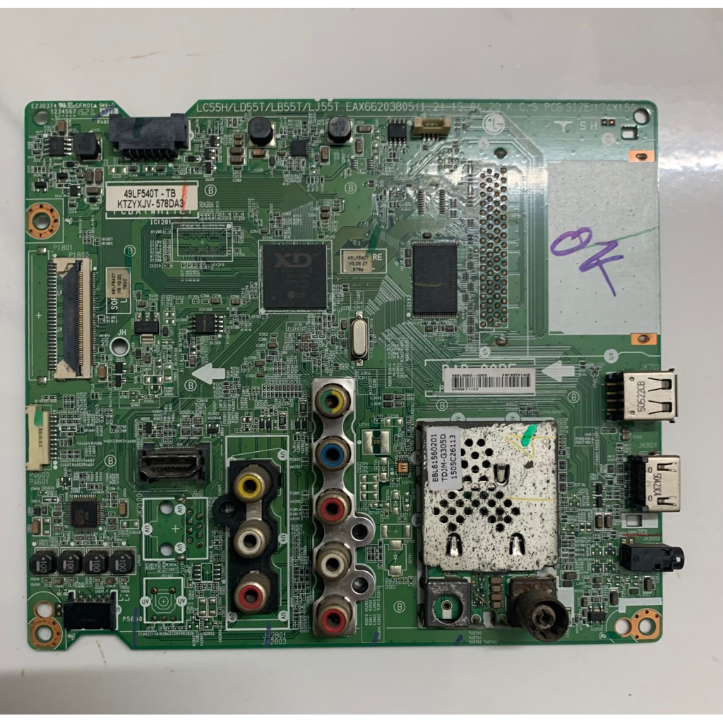 BO KHIỂN TIVI LG 49LF540T