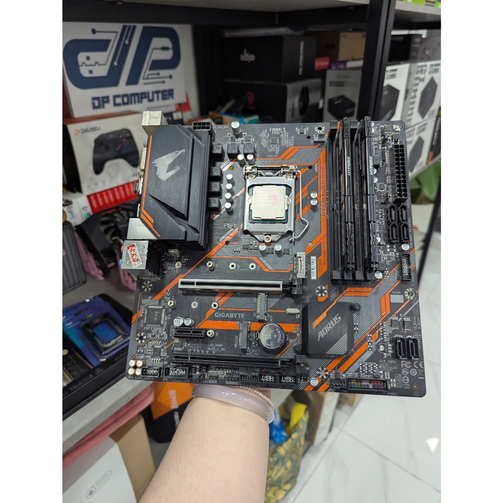 COMBO Main Giga B365m Aorus elite Cpu I5 9500f Ram 16gb bus 2666