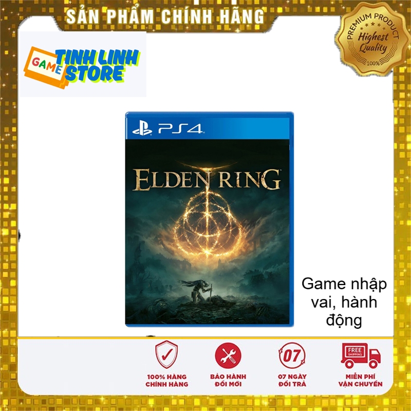 Đĩa Game PS4 Elden Ring - Trở thành Chúa tể Elden ở Vùng đất Giữa