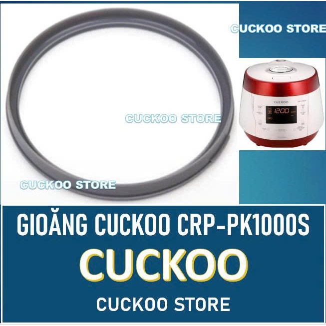 Bảo hành 1 năm Gioăng nồi cơm điện Cuckoo CRP-PK1000S màu đỏ trắng