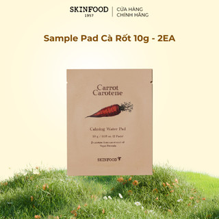  Túi Toner Pad Cà Rốt SKINFOOD Cấp Ẩm Dịu Mát Da Carrot Carotene 4ml túi - 2 EA 