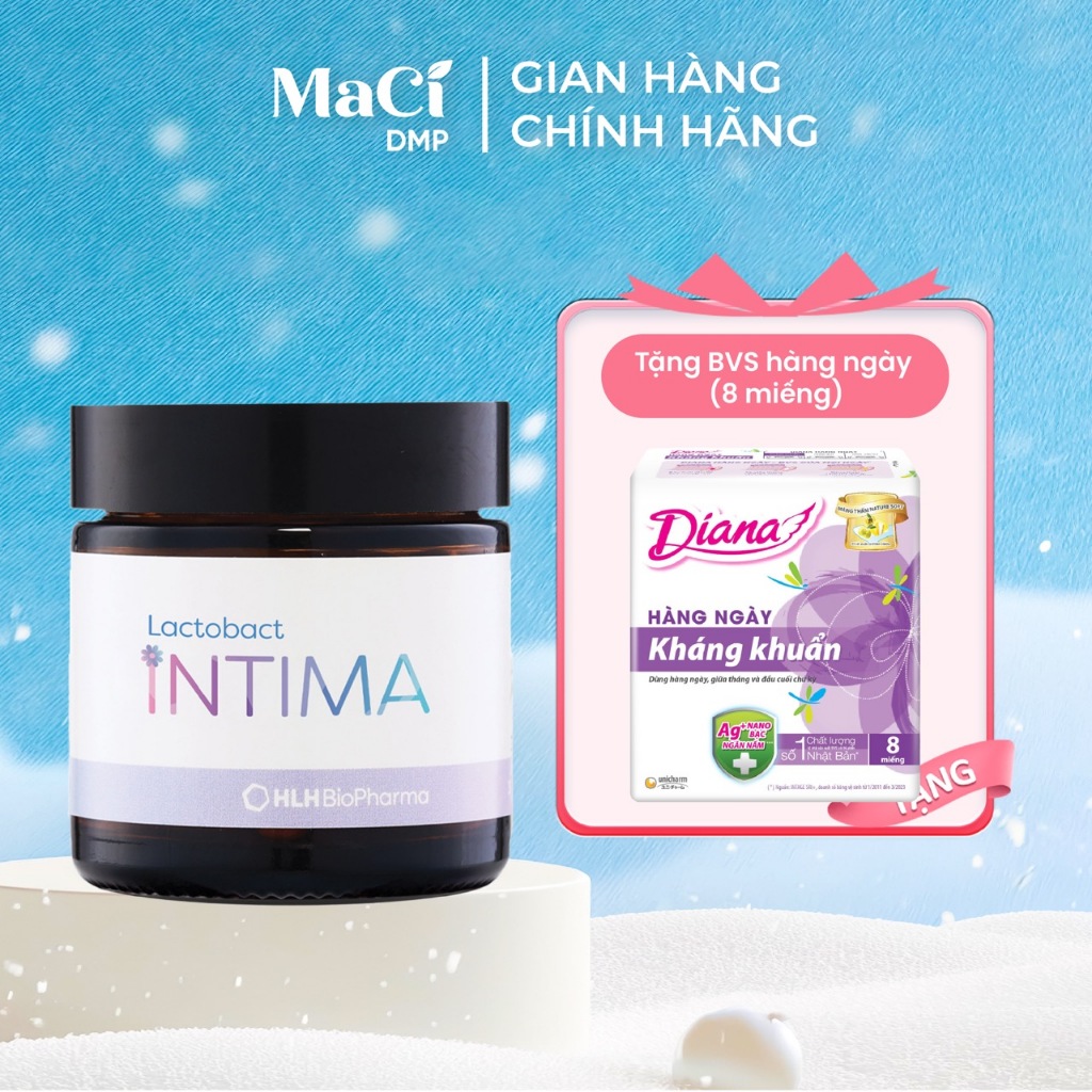Men vi sinh phụ khoa Lactobact Intima bổ sung lợi khuẩn, Cranberry, D-Mannose từ Đức
