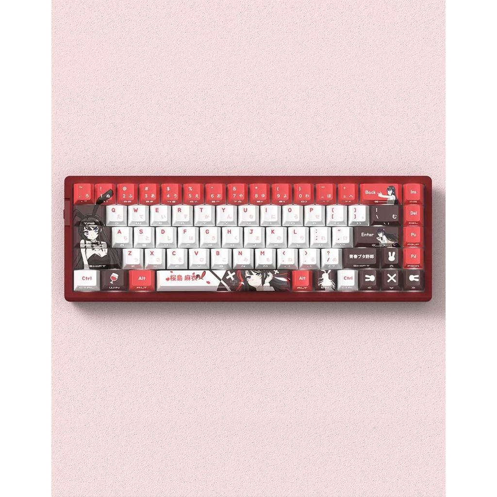 Keycap Rabbitmai – Mystic Domain - Xuyên led - Song ngữ nhật | Keycap Anime | Keyboard Studio