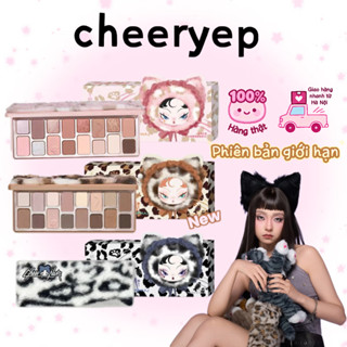  【cheeryep X DODONAMI qianyan Bảng phấn mắt 16 màu cho phong cách trang điểm nhẹ nhàng hàng ngày 