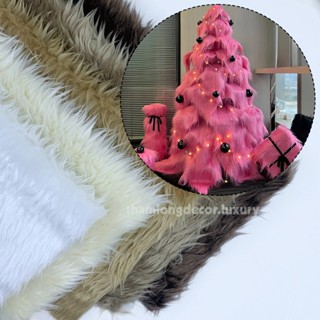  💎 1m x 1m6  Vải Lông Thú may cây thông Noel trang trí đồ thiết kế gấu bông áo lông vũ đồ Cosplay đồ nhảy sexy tai mèo 