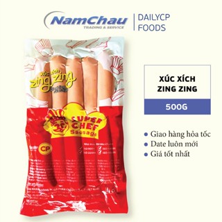 Xúc xích Zing Zing Super Chef Eco gói 500gr [Hà Nội giao hỏa tốc]