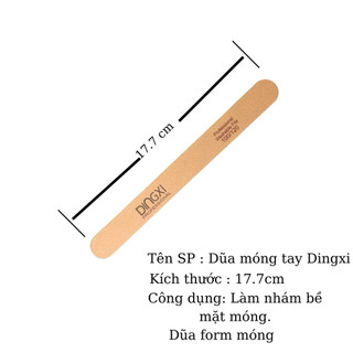 Dũa DINGXI - dũa móng thật - dũa mỏng dũa form móng siêu bén DINGXI