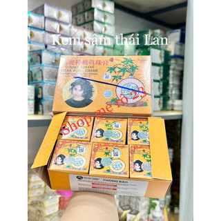   THÁI LAN  SỈ NGUYÊN LỐ 12 HỦ KEM SÂM VÀNG THÁI LAN CHUẨN 
