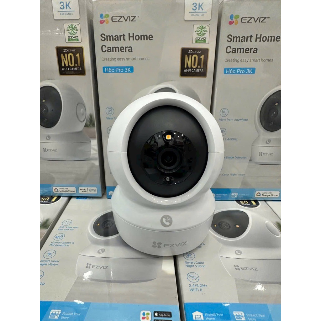 Camera IP EZVIZ Xoay 360 Trong Nhà H6C Pro 3K (5.0MP) W2