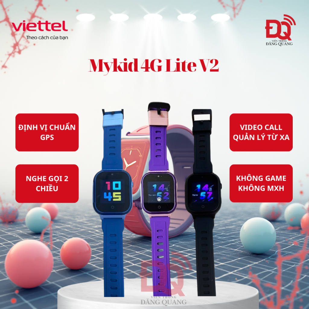 Đồng hồ Viettel mykid 4G LITE V2,siêu đẹp, chính hãng giá 1.499.000 giảm siêu sốc, Bảo hành 12 Tháng | BigBuy360 - bigbuy360.vn