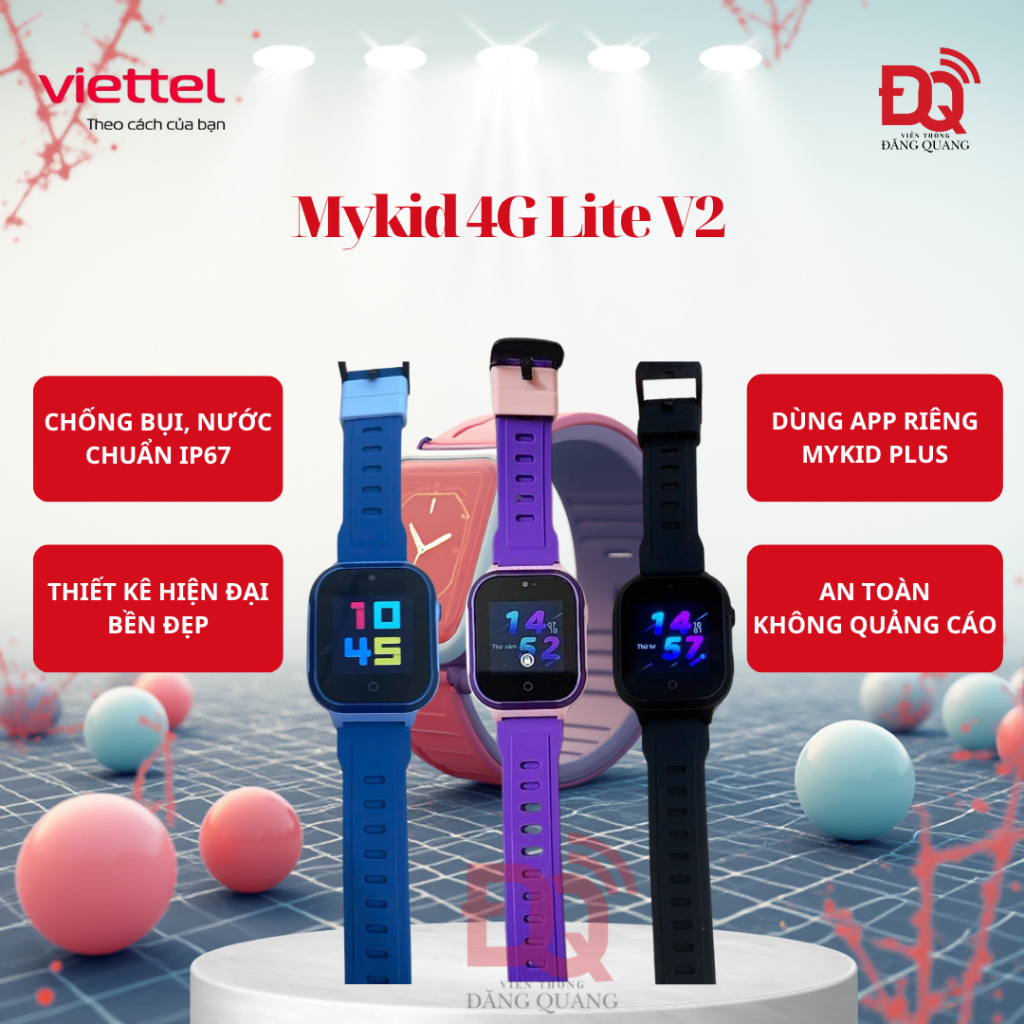 Đồng hồ Viettel mykid 4G LITE V2,siêu đẹp, chính hãng giá 1.499.000 giảm siêu sốc, Bảo hành 12 Tháng | BigBuy360 - bigbuy360.vn