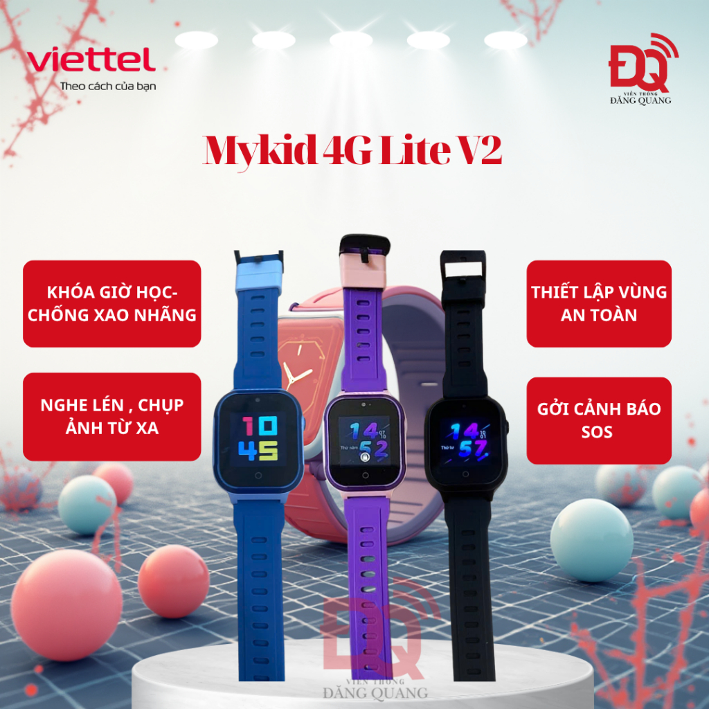 Đồng hồ Viettel mykid 4G LITE V2,siêu đẹp, chính hãng giá 1.499.000 giảm siêu sốc, Bảo hành 12 Tháng | BigBuy360 - bigbuy360.vn